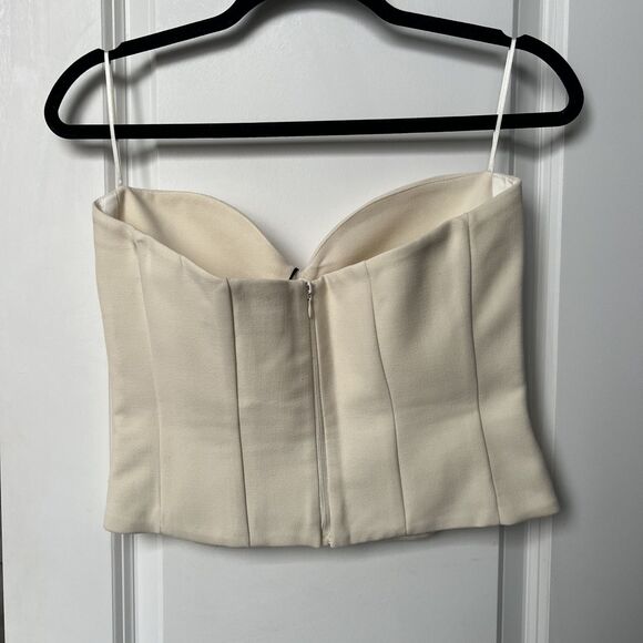 NWT Zara corset cream top - Picture 2 of 6